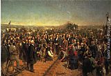 Thomas Hill The Driving of the Last Spike painting